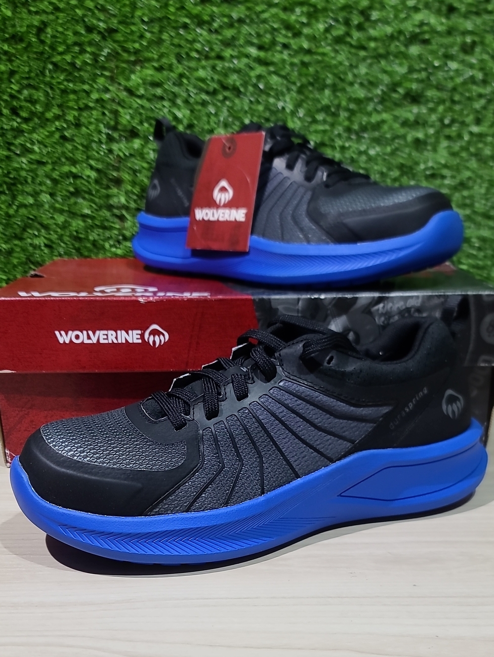 Wolverine Bolt DuraShocks Work Shoes - Black / US Men's 9 NEW